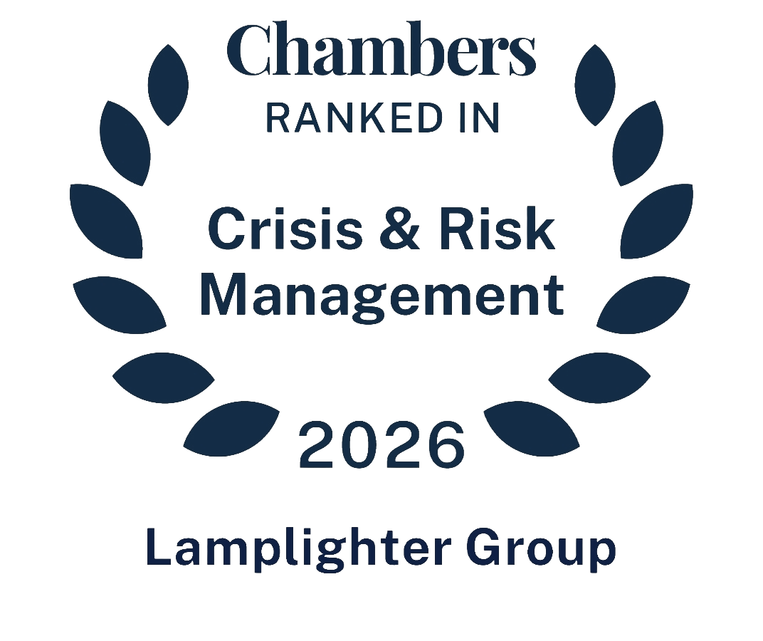 Chambers Ranked In Crisis & Risk Management 2026, Lamplighter Group